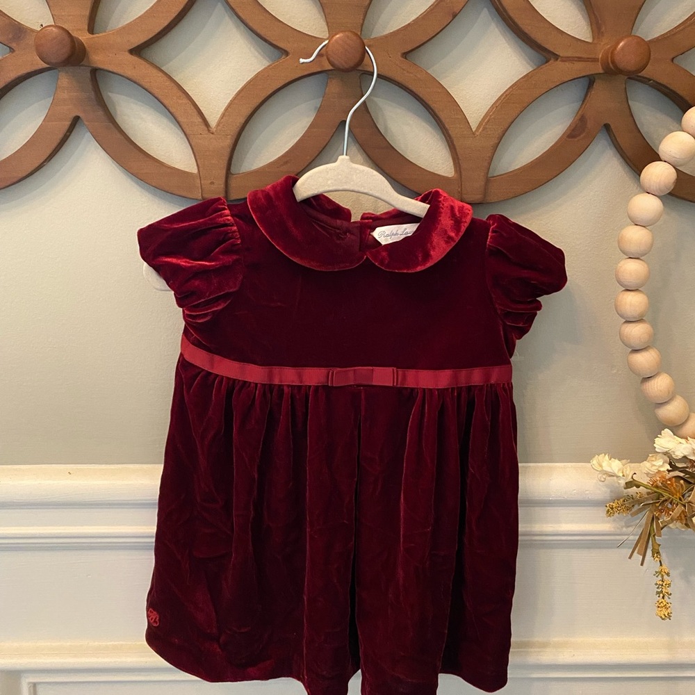Ralph Lauren velvet dress